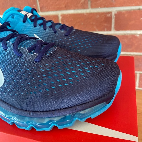 Nike Air Max 2017 Mens Binary Blue New Sneakers NIB Shoes - Picture 5 of 14